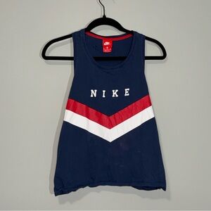 Retro Nike Women's Tank Top with Chevron‎ Design Size XL